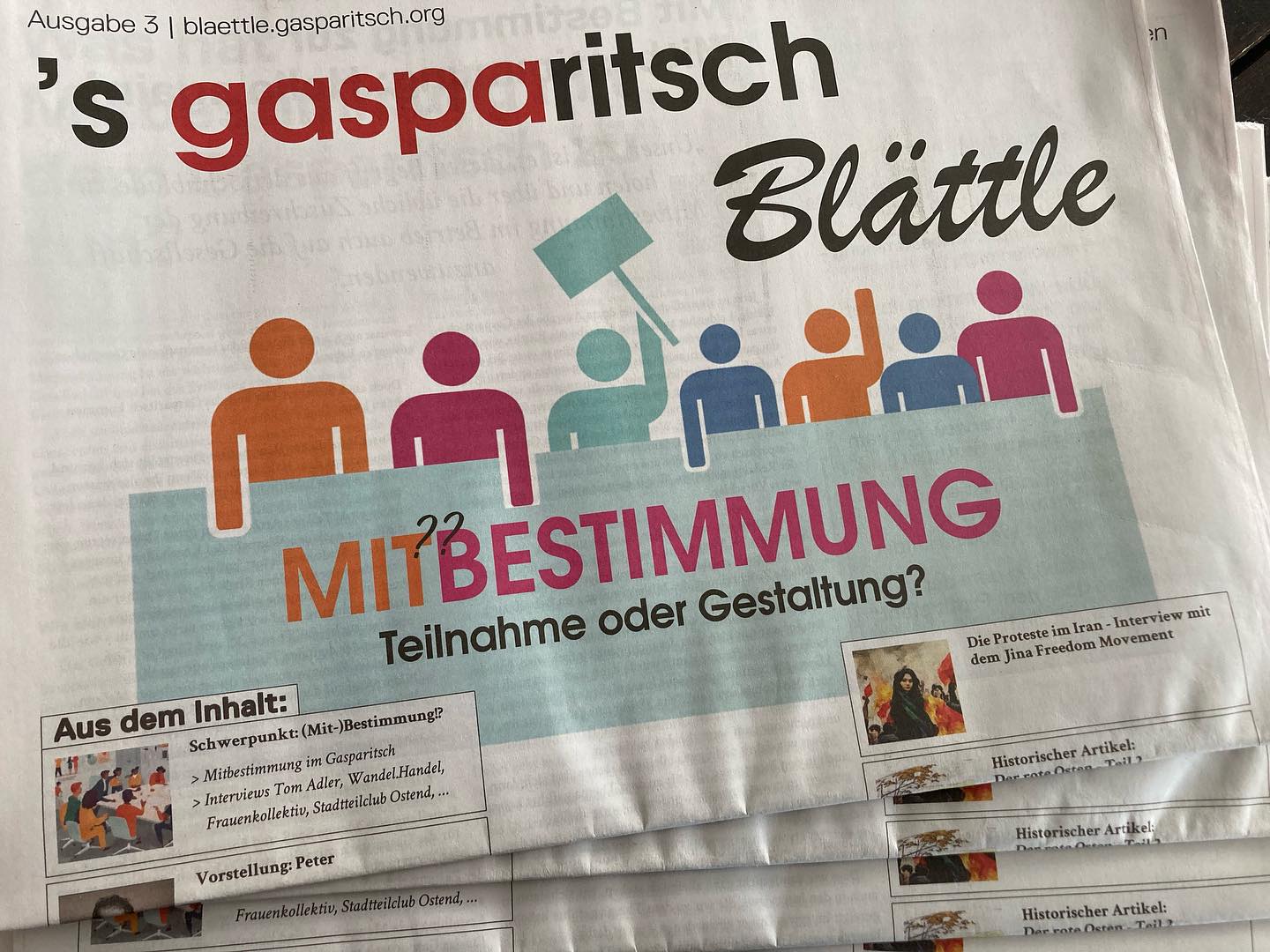 's Gasparitsch Blättle – Die Zeitung des Stadtteilzentrums