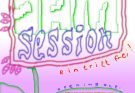 Plakat mit Aufschrift: The original gasparitsch Jam session. Opening Act Ingrids Enkel. We love music. Bühne frei und rauf mit Euch. Freitag 17.04. ab 20 Uhr, Rotenbergstraße 125